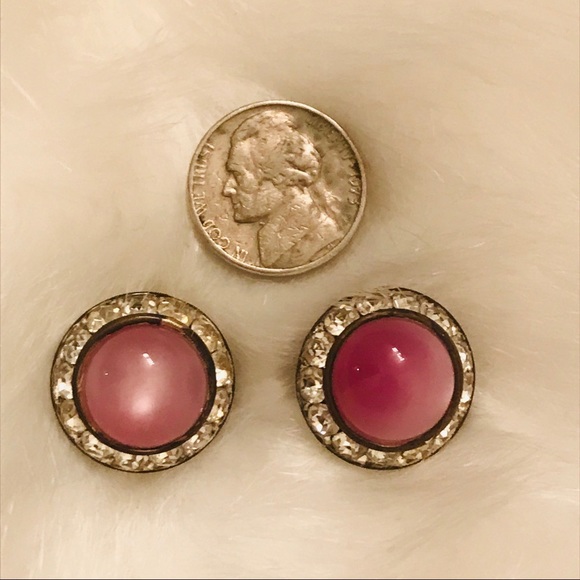 Vintage Jewelry - ❌SOLD❌ Vintage Silver Lilac Clip On Earrings